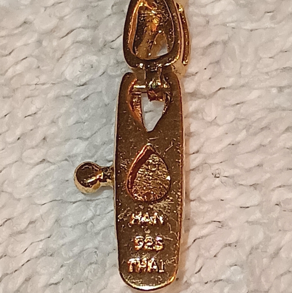 ESTATE  HAN from Thailand Natural Ruby &  Gold Vermeil over sterling silver 925 - Picture 2 of 4